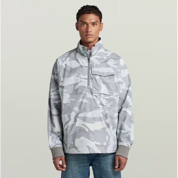 G Star Raw Half Zip Overshirt Mens Jacket NWT -‎ Size XL - Picture 1 of 6